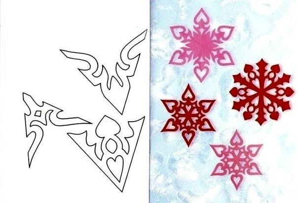 Новогодние снежинки из бумаги своими руками схемы 22