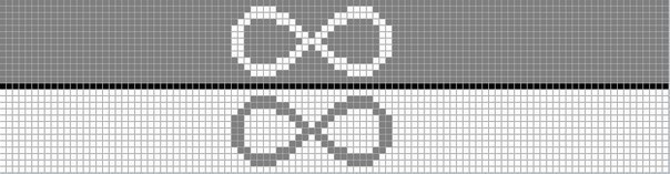 Схемы для фенечек прямого плетения бесконечность Схемы для фенечек прямого плетения бесконечность