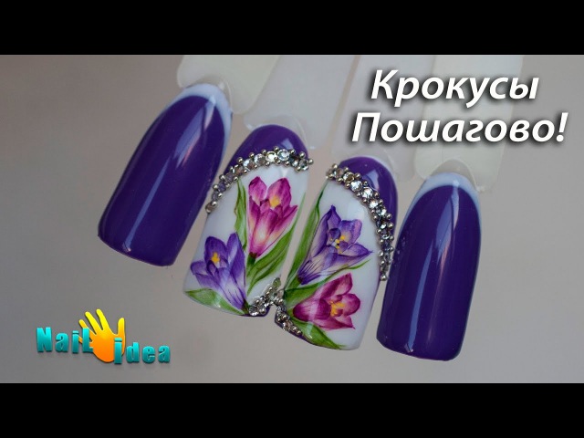 Рисунки на ногтях лаком цветы Рисунки на ногтях лаком цветы