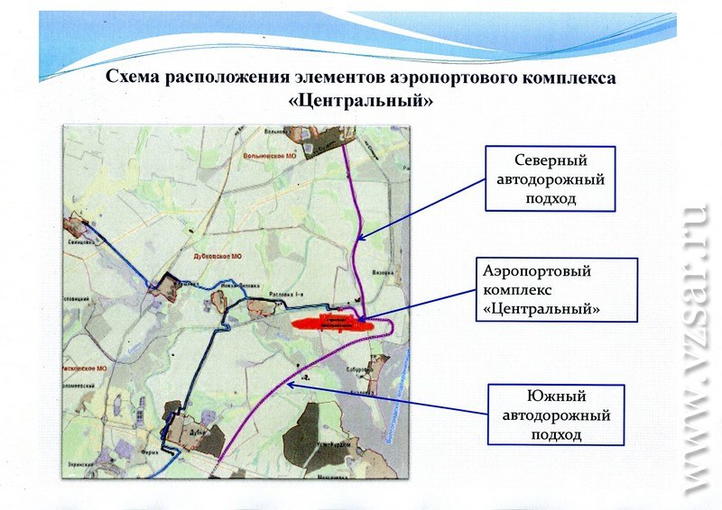 Схема автодороги в аэропорт южный Схема автодороги в аэропорт южный