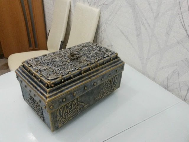 Шкатулка из обувных коробок мастер Шкатулка из обувных коробок мастер
