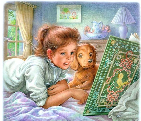 Стих девочка с книгой Стих девочка с книгой