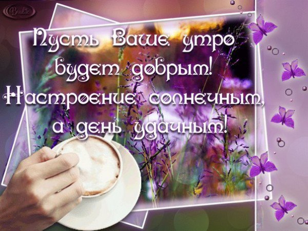 Открытки с добрым утром и счастливым днем Открытки с добрым утром и счастливым днем