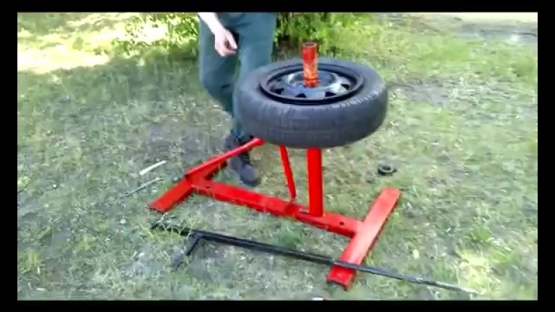 Гаражный шиномонтажный станок своими руками 85