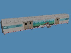 Amtrak ACF Baggage Car Vermonter #1800