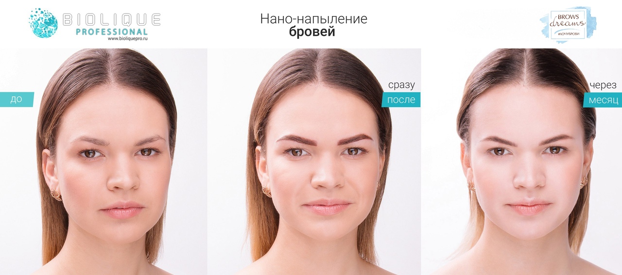 Нано напыление век фото