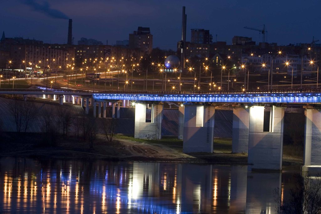 Подвесной мост в людиново