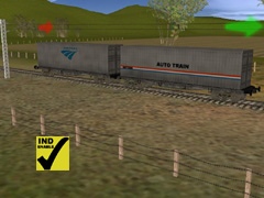 Amtrak Cargo Train