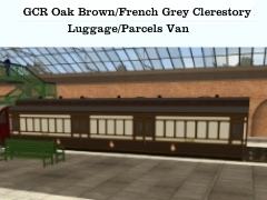 GCR clerestory Parcel Van Oak Brown/French Grey V4