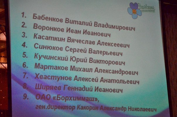 Кубок благотворителей Незабудка Кубок благотворителей Незабудка
