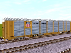 Autorack-NEW TTGX - Union Pacific Logo