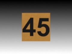 Invisible Speed Limit Sign 45