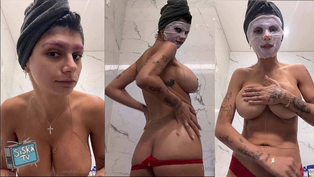  Brand NEW Full Naked Pampering Her Hot Body And Big Boobs