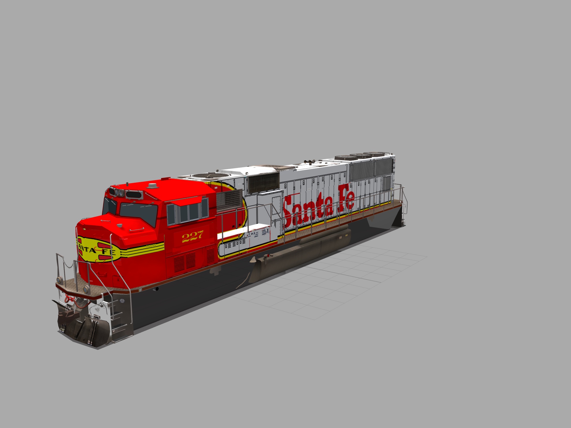 ATSF SD75M #227