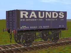 Raunds Co-operative Society 5 plank wagon