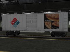 40ft Domino's Pizza Boxcar