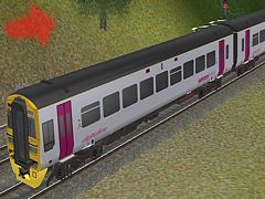 Wessex trains pink Class 158