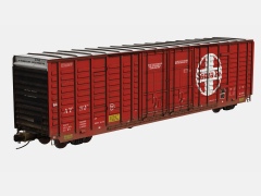 ATSF 60ft Boxcar PS (Autoparts)