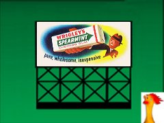 Billboard Wrigley's Spearmint Gum