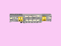 NSW CityRail K set Control Car - None Working Desto - Yellow