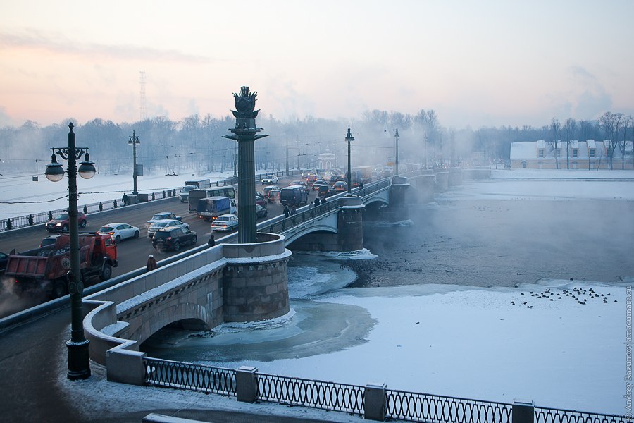 Ушаковский мост в санкт петербурге