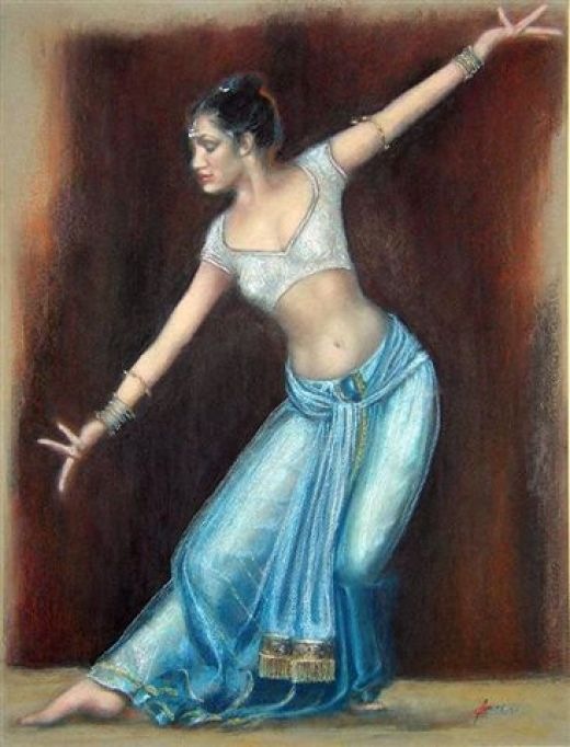 Картина восточная танцовщица