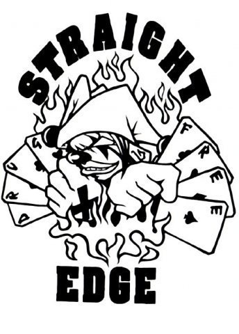 Straight edge тату эскизы