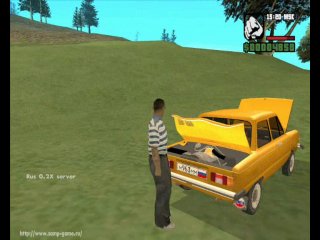 SA-MP Пародия на top gear (ЗАЗ 968)