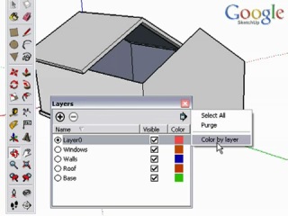 Техники Google SketchUp. 3.Слои (Eng)