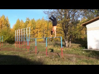 Bogdan Korzhenevskiy (little training on the bar)! турник & 3run.