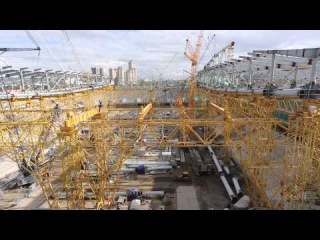 Съемка стадиона «Открытие Арена». 4 сентября 2013 года