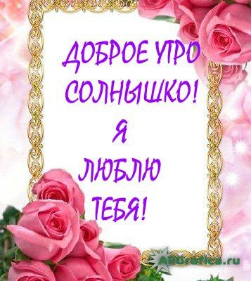 доброе утро моя любовь картинки