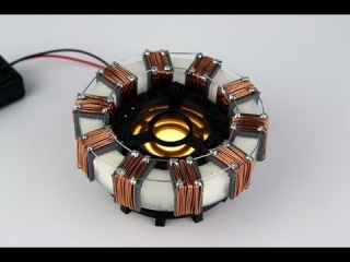 XRobots - 3D Printed Iron Man Arc Reactor Prop, Designed in Autodesk 123D Design and Home Printed