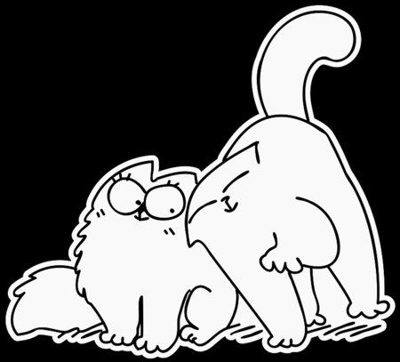 Кот саймон с кошкой картинки