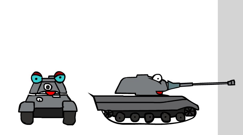 Как нарисовать танк из мультика про танки