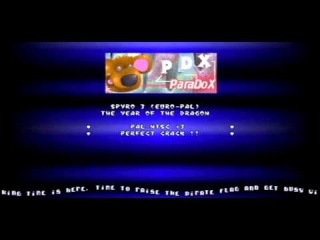 Paradox - Spyro 3 - Year Of The Dragon (PS1-PAL-MULTI) Perfect Crack & Pal Ntsc Selector + 3 Trainer