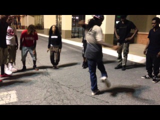 G-Walka & Ladia Yates Jookin Session in ATL