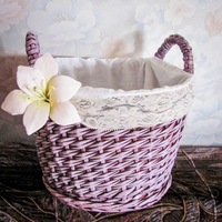 Плетем корзинки из трубочек Плетем корзинки из трубочек