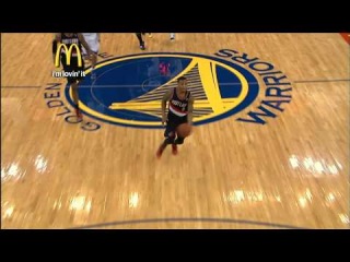Nicolas Batum Soars In for the Exclamation Point Slam!