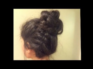 Diagonal Braided Bun Tutorial
