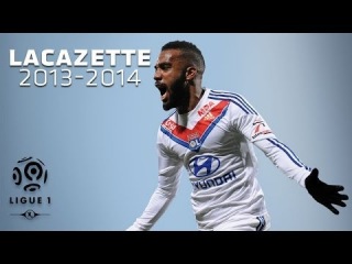 Alexandre Lacazette, 9 buts avec l'OL durant la première partie de saison / 2013-2014