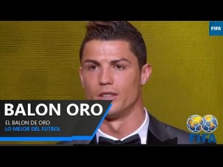 Cristiano Ronaldo - Balon de Oro 2014 - WINNER Cristiano Ronaldo LLora 13/01/2014