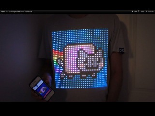 tshirtOS :: Prototype Test 1.0 :: Nyan Cat