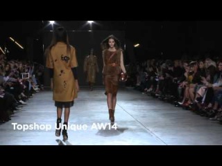 Topshop Unique London Fashion Week show: Topshop Unique AW14 Collection