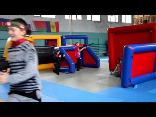 Лазертаг в Харькове в спортивном зале. Форпост