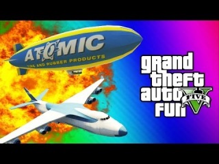 GTA 5 Online Glitches & Mods - Tank Teleport Glitch, Cargo Plane, Blimp Fun (GTA 5 Funny Moments)