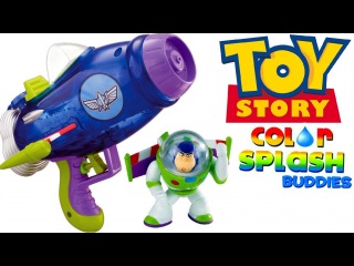 Aqua Blast Spaceship Color Changers Splash buddies Buzz Lightyear Toy Story water-gun