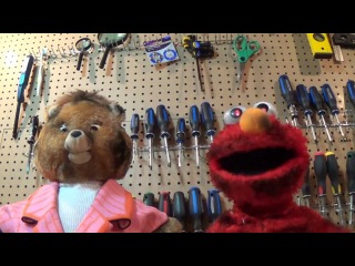 Undead Teddy Ruxpin and Elmo Cover Thrift Shop by Macklemore