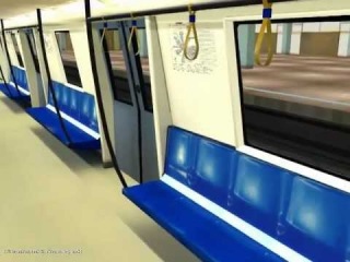 Calatorie cu bombardier movia, trainz /Bucharest metro in trainz