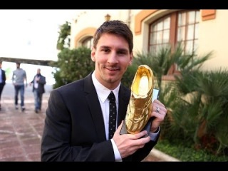 DIRECTO -- Entrega de la Bota de Oro 2012/13 a Leo Messi